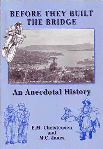 Cover - Before they Built the Bridge - images  E.M. Christensen 1997; not to be copied without the artist's permission